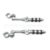 Accesorios para Motocicletas Todoterreno Pedales Modificados Aleación de Aluminio Pedales Traseros Parachoques Diámetro 32mm Tubo