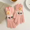 Guantes Infantiles Star Dew, Engrosados para Otoño e Invierno, Cálidos, para Niñas y Bebés, con Bordado de Dibujos Animados, Lindos