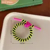 Cuerda para el pelo de cola de caballo alta simple Anillo trenzado de pelo colorido Cuerda para el pelo Nueva banda para el pelo de alta gama para mujer Cuerda para el pelo versátil