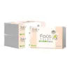 Polvo de papel suave y limpio Rostro 3 capas 24*10 paquetes de toalla cuadrada pequeña pañuelo facial de papel pulpa de madera 100% nativa p