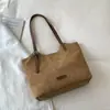 Bolso Simple, Gran Capacidad, Bolso de Cubo para Trabajo y Traslado de Mujeres, Nuevo Bolso Tote Versátil, Bolso de Hombro Moderno y Casual