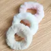 Anel de cabelo de pelúcia anel do intestino grosso fada outono e inverno New ins doce headband mulheres simples all-Match Girl cocar corda de cabelo