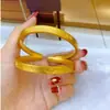Pulsera Fortuna de Loto Método Antiguo Herencia Oro Arena Pulsera Abierta para Mujeres Joven Versátil Retro Cuadrada Pulsera Joyería