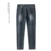 Jeans Casuales Rectos Ajustados de Alta Gama para Hombre 2025 Otoño Nueva Marca de Moda de Negocios Pantalones Largos para Hombre