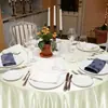 Manteles de satén en stock para venta al por mayor transfronteriza, manteles redondos de boda estilo europeo, manteles decorativos para fiestas y restaurantes
