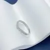 Anéis de Casal Mobius de Prata S925 para Homens e Mulheres Design Ins Luxo Acessível Moda Simples Elegante Abertura no Dedo Indicador