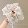 Novedoso scrunchie estilo francés 2025, alto valor estético, accesorio versátil para el cabello, elegante accesorio para coleta estilo japonés