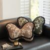 Cojín de Mariposa Femenino Retro de Estilo Francés Inspirado en Ins Silla Cojín para Ventana de Bahía Dormitorio Cojín Decorativo para Sofá de Sala de Estar