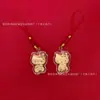 Hellokitty Bolsa para Teléfono Móvil con Lámina de Oro Colgante Llavero Estilo Caricatura Adorno Colgante Creativo Pequeños Regalos Promocionales Venta al por Mayor