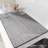 Alfombrilla Drenante de Barro Diatomeas para Encimera de Cocina Alfombrilla Absorbente Manteles Individuales para Vajilla Platos Alfombrilla Impermeable para Mesa de Cocina Fregadero Estufa