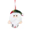 Novas Decorações de Natal Pingentes para Árvore de Natal Boneco do Papai Noel Segurando Sinos Suprimentos Decorativos Presentes de Natal