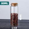 Venda por atacado 37mm baioneta transparente cortiça garrafa de vidro alto borossilicato tubo de vidro garrafa perfumada chá split garrafa desejando garrafa