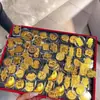 Adesivos de Telefone de Ouro Puro 999 com Doze Animais do Zodíaco (Cavalo, Ovelha, Porco, Cachorro, Cobra) para Eventos de Transmissão ao Vivo, Presentes Promocionais Criativos