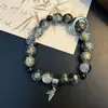 Ventas Directas de Fábrica Changyue Jinming Vino de Mora Derivado Pulsera de Vidrio Hecha a Mano Pulsera de Borlas Multicapa de Alto Valor y Gama Alta