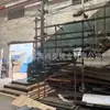 Escaleras de Acero Residenciales Hechas a Medida para Exportación, Peldaños de Mármol Negro Natural de Lujo Ligero + Barandilla de Vidrio Gris Cristalino