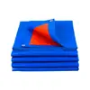 Lona Azul y Naranja al por Mayor, Tela Impermeable Resistente al Desgaste Engrosada, Lámina de Plástico Impermeable, Tela para Cubrir Almacenes, Cubierta para Lluvia, Lona, Tela para Tienda de Campaña