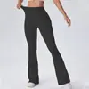 Pantalones de Yoga de Cintura Alta con Control de Abdomen y Micro-Campana para Mujer, Sin Marcas Vergonzosas, Amigables con la Piel, Levanta Glúteos, Adelgazantes, Deporte y Fitness, Pantalones de Campana, Se Pueden Usar Afuera