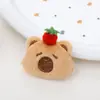 Pelúcia de Desenho Animado Capigbala tamanho pequeno Acessórios para Bonecas Peixe-Balão Fofo Boneca Celebratória Cibernética Bolsa Acessórios para Cabeça Acessórios