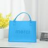 Bolsa de Fieltro para Mujer Portátil al por Mayor Bolsa de Fieltro Bolsa de Mano de Regalo Moda Promoción Publicitaria Celebridad de Internet Bolsa de Mano de Fieltro
