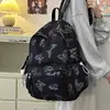 Mochila Personalizada con Estampado de Mariposas, Bolso Escolar para Estudiante de Secundaria, Mochila de Viaje Ligera de Gran Capacidad para Mujer, Transfronterizo