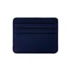 Bolsa de recogida PU compacta de contraste de color ultradelgada transfronteriza funda protectora para tarjeta de banco, tarjeta de autobús, certificado, tarjetero