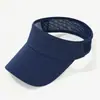 Nuevo Sombrero Visera para Adultos Primavera/Verano, Sombrero de Sol de Color Sólido para Ciclismo y Senderismo al Aire Libre, Sombrero de Moda y Versátil para Hombres y Mujeres, 9 Colores