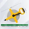 Fita métrica grande de fibra régua régua régua macia régua de metro 30 m 50 M 100 m medição de engenharia civil fita métrica portátil