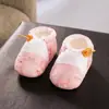 Sapatos de Algodão para Recém-nascidos Meias de Algodão Sapatos de Inverno para Bebês e Crianças Pequenas Forrados com Lã Quente Solado Espesso Macio para Meninos e Meninas