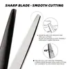 Bestseller Transfronterizo en Amazon: Tijeras Adelgazadoras Planas de Acero Inoxidable Negro y Plateado Todo en Uno para Peluquería Casera