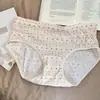 Bragas Retro de Alta Calidad de Lyocell y Algodón para Mujer, de Cintura Media, Algodón Completo, Entrepierna Extendida, Ajustadas a la Cadera, Cómodas, Dulces, Sin Rozaduras, Mujer
