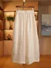 Pantalones de mujer estilo chino nuevos, pantalones cortos de pierna ancha de cintura alta finos de verano, pantalones casuales rectos holgados y adelgazantes