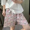 Pijama de Verano Nuevo de Dibujos Animados de Conejo para Mujer Verano Dulce Delgado Casual Suelto Shorts Ropa de Casa Ropa Exterior