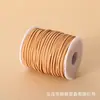 Cuerda de Piel de Terciopelo Coreano Spot 45m / Rollo Cordón DIY Cuerda Trenzada de Terciopelo de Gamuza Decoración de Caja de Regalo Cuerda de Piel de Vaca