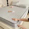 Juego de Tres Piezas de Colchoneta Fresca de Látex Transfronteriza para Dormitorio de Estudiantes, Colchoneta de Seda Helada Lavable, Colchoneta Suave para Aire Acondicionado, Almohadilla de Látex