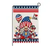 Bandera de Jardín Americana para el Día de la Independencia, Decoración de Festival para Patio, Bandera Colgante de Lino Impresa por Ambos Lados