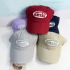 Gorra de Béisbol Roja Bordada con Letras Amis para Niñas con Diseño de Ala Ancha, Adelgazante Facial, Algodón Puro, Gorra Suave Cómoda con Visera Curva para Hombres