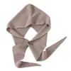 Xale de Lã Tricotado Novo Outono e Inverno Transfronteiriço Cachecol Triangular Externo Feminino Cachecol de Pescoço Quente Versátil Cachecol de Lã