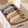 Pantuflas de Algodón Rellenas para Mujer para Otoño e Invierno para Interior del Hogar con Suela Gruesa Antideslizante con Forro Polar y Engrosadas Pantuflas de Algodón para Pareja para Hombre