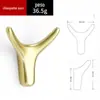 Gancho de Metal de Liga Gancho Moderno Simples Escandinavo Parede Guarda-Roupa Perfurar Cabide Acessórios para Casa
