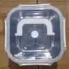 Caja de Conservación de Alimentos de Acero Inoxidable, Caja de Almacenamiento Sellada para Refrigerador, Lonchera para Oficinistas, Caja Bento para Frutas con Tapa, Caja de Picnic
