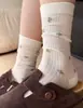 Meias Finas de Malha Respirável para Mulheres de Verão, Estilo Coreano Moderno com Pequenas Flores, Meias Japonesas Sem Costura, Meias de Algodão Meia-Panturrilha