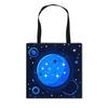 Bolsa de Compras para Niños Nuevo Planeta Espacial Creativa Moda Tendencia Cool Gran Capacidad Portátil Tote Caliente para Estudiantes de Primaria