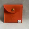 Bolsa de Joias Pu Texturizada Embalagem para Joias Bolsa com Fecho de Botão Pode Ser Impressa com Logo Padrão de Ovelha Bolsa de Embalagem com Fecho de Botão