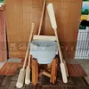 Mortero de Piedra Granítica Rural para Hacer Pasteles de Arroz Glutinoso en Casa, Mortero de Piedra Tradicional para Hacer Pasteles de Arroz, Martillo Antiguo, Chile, Hierba Moxa y Juego de Mortero y Pistilo
