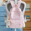 Mochila Escolar Ligera de Oso de Dibujos Animados Nueva de Verano 2026 para Niñas, Mochila Artística Ins de Alto Valor Estético para el Campus
