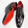 Zapatos de Hombre Hechos a Mano Populares 911Rs con Suela Roja, Aspecto de Alta Gama, Zapatos de Piel Genuina, Zapatos de Negocio para Boda de Punta Abierta Importados, en Stock del Fabricante
