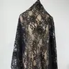 Tela de Encaje de Pestañas 150x175cm - 100% Nylon, No Elástica, Material de Encaje para Vestido Sexy - Listo para Enviar