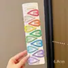 Pinzas para el cabello infantiles de moda con forma de estrella, versátiles y no dañan el cabello, juego de pasadores para arreglar mechones sueltos y flequillo, accesorios para el cabello para niñas