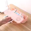 Caja de Almacenamiento de Enchufes de Escritorio, Tablero de Inserción de Cables, Caja de Colección Fija, Toma de Corriente, Caja de Almacenamiento y Organización de Cables de Datos