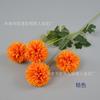 Flor Artificial 4 Cabeças Crisântemo Bola Haste Única Bola Cebola Crisântemo Ping Pong Arranjo de Flores de Chão Projeto de Decoração Cenário Decoração Flor de Seda
